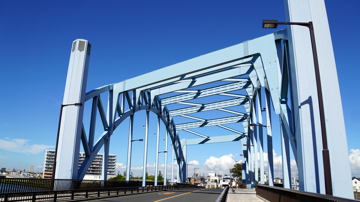 画像　新中川にかかる明和橋２