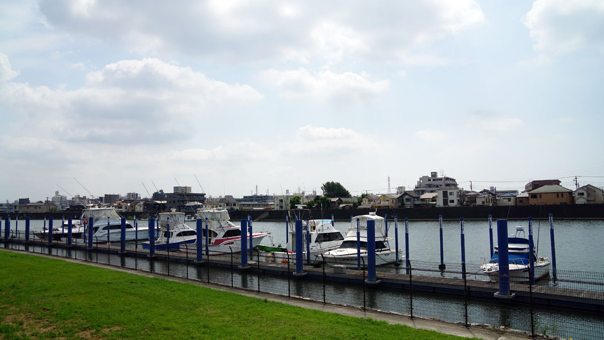 旧江戸川の歴史と風景 江戸川水門と常夜灯 - 江戸川フォトライブラリー