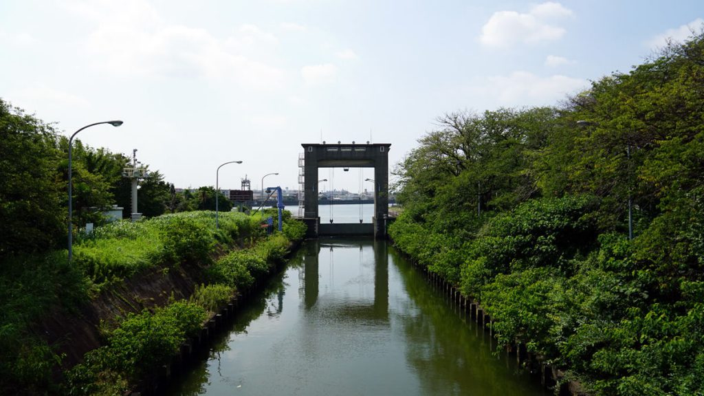 江戸川水閘門
