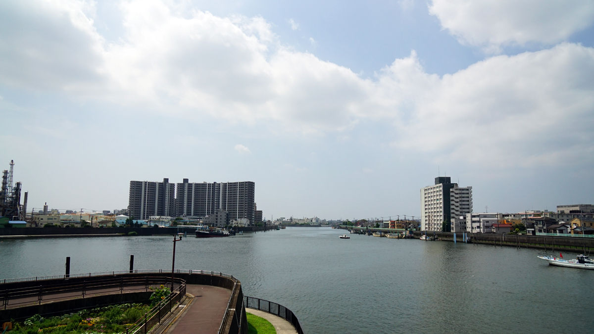 旧江戸川の歴史と風景 江戸川水門と常夜灯 - 江戸川フォトライブラリー