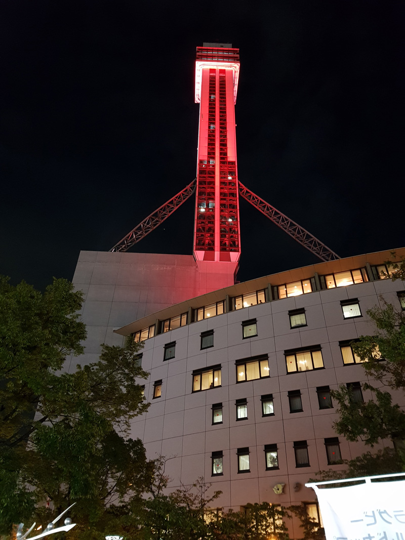江戸川区の夜景 タワーホール船堀の新ライトアップ 【2019年